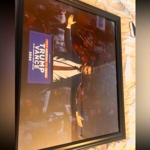 Framed Political Campaign Poster